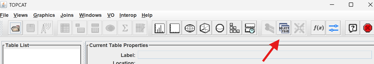 Open the TAP Query Window